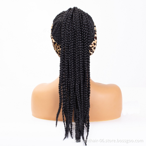 Free shipping 1b# natural Black Glueless HeatResistant synthetic hair extension headband wigs braiding fiber hair ponytails